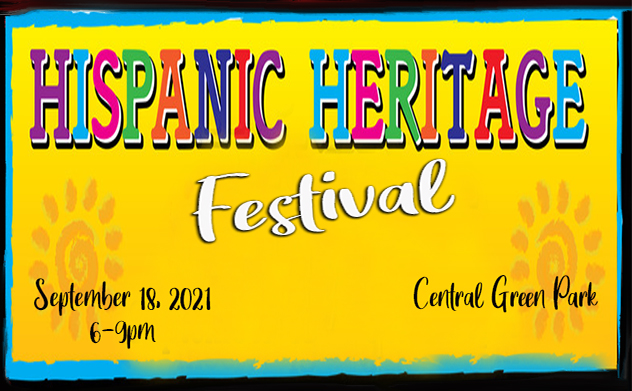 Hispanic Heritage Month Festival at Central Green Park banner