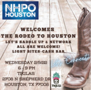 Flyer for NHPO event