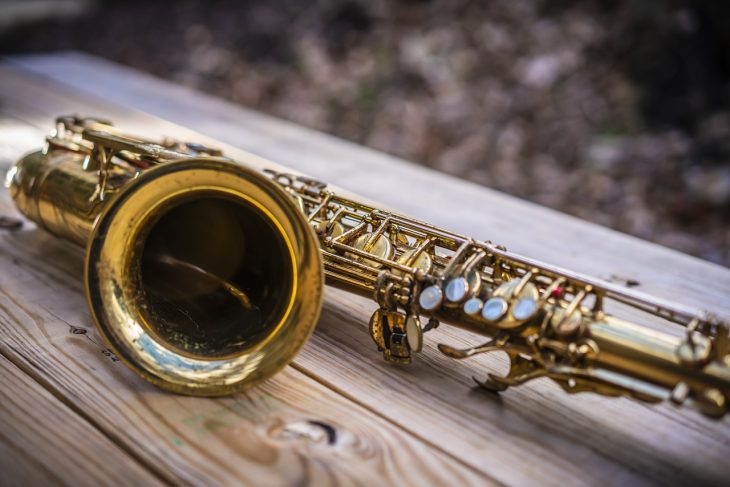 Photo of saxophone